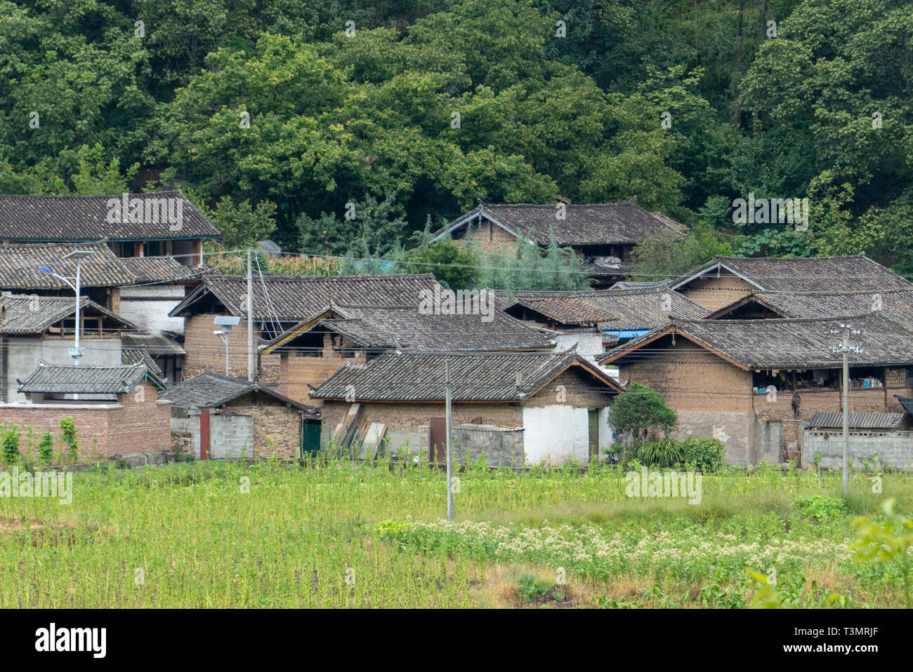 Ville traditionnelle de Shigu, Yulong County, Yunnan, Chine Banque D'Images