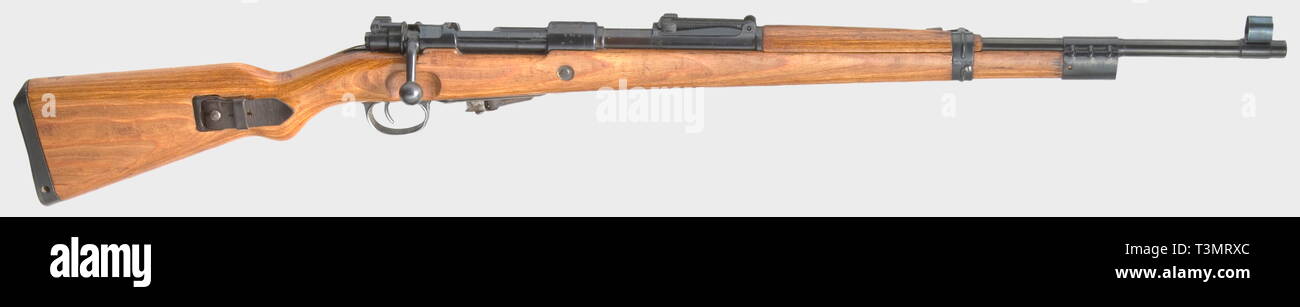 Les armes de service, de l'Allemagne jusqu'en 1945, pour carabine K 98 K, swp Code 45, aussi appelé modèle de temps de guerre, de calibre 8 x 57, numéro 57355a, Editorial-Use-seulement Banque D'Images
