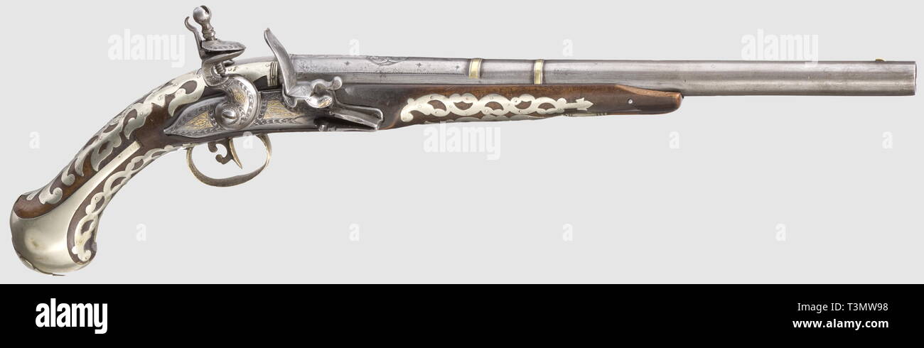 Les petites armes, pistolets, pistolet à silex, Empire Ottoman, Grec, vers 1800, Additional-Rights Clearance-Info-Not-Available- Banque D'Images