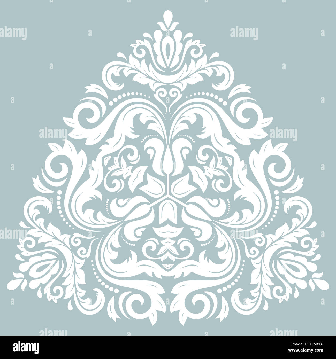 Abstract Pattern Oriental Banque D'Images