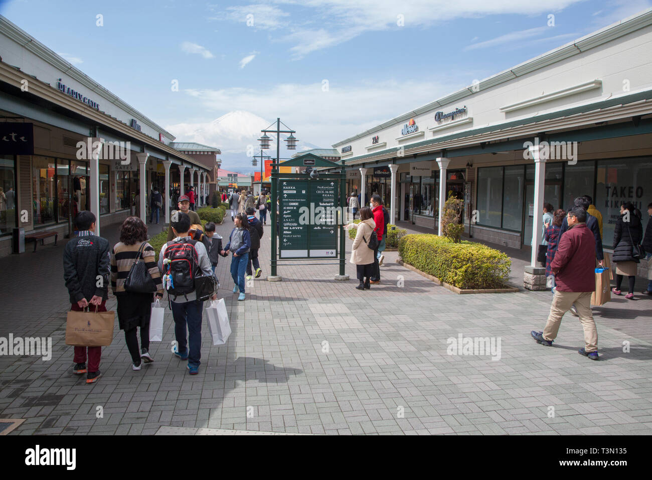 GOTEMBA PREMIUM OUTLETS/JAPON Banque D'Images