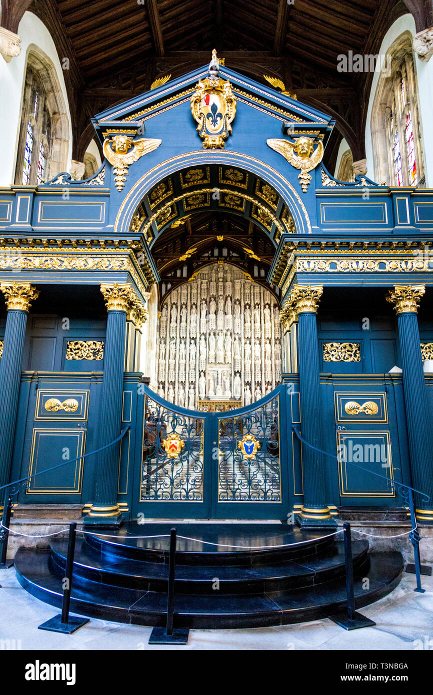 Chapelle à l'All Souls College, Oxford University, Oxford, UK Banque D'Images