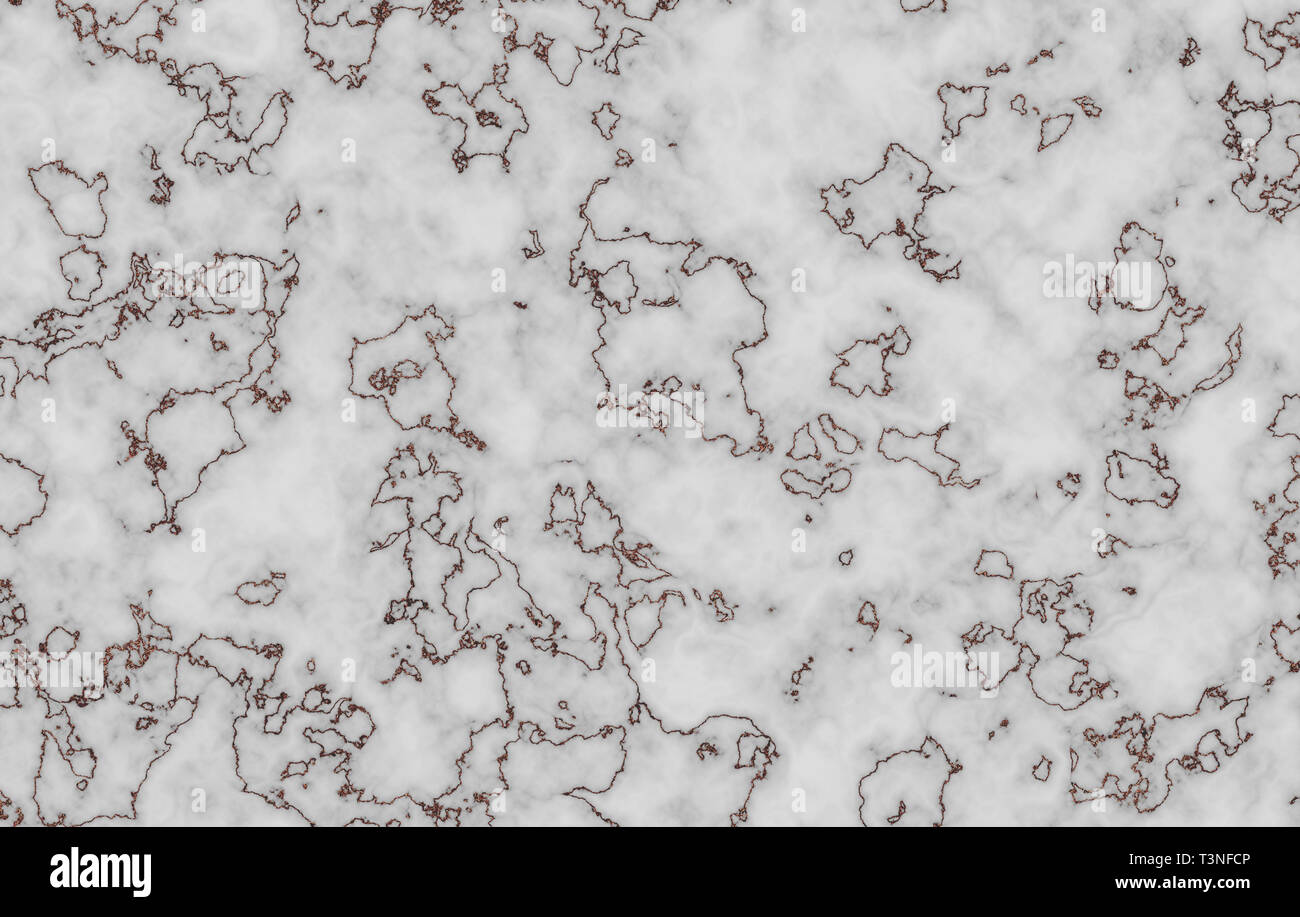 En texture. Gris Naturel et or tourbillons et ondulations sur fond blanc. Abstract pattern. Banque D'Images