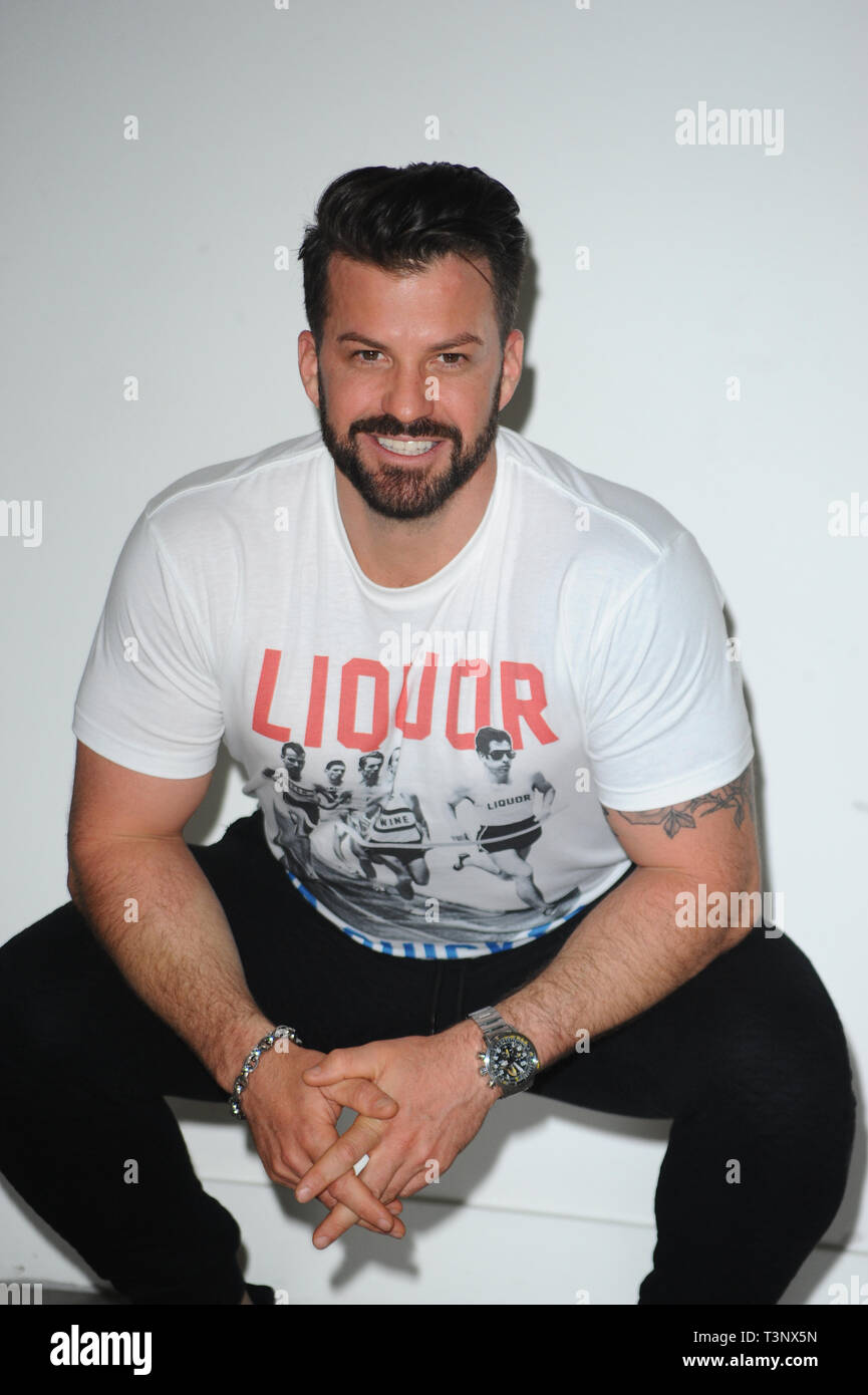 Johnny les bananes vu pendant le Cast de la nouvelle série de MTV, le défi : La Guerre des mondes lancement presse au MTV de l'AC, de Camden à Londres. Banque D'Images