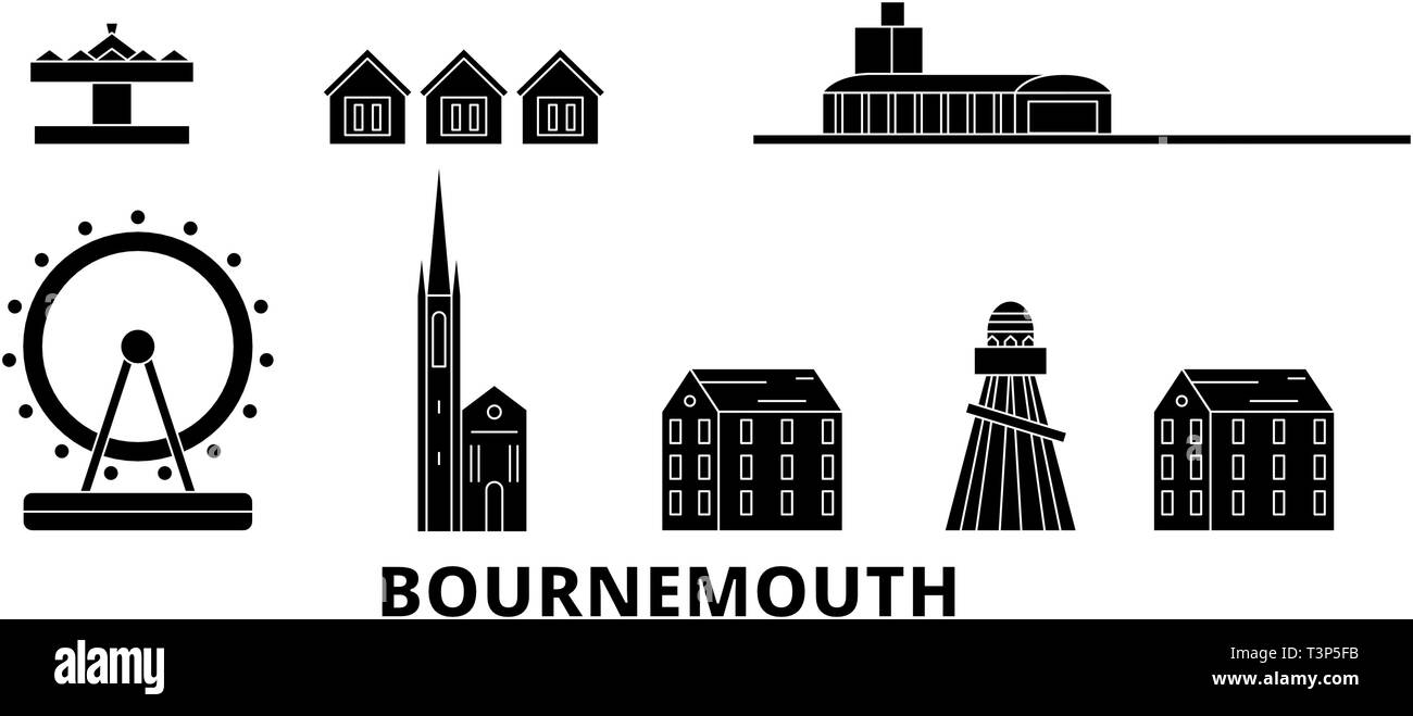 France, télévision voyager ensemble sur les toits. France, ville noire, symbole d'illustration vectorielle, les sites touristiques, sites naturels. Illustration de Vecteur