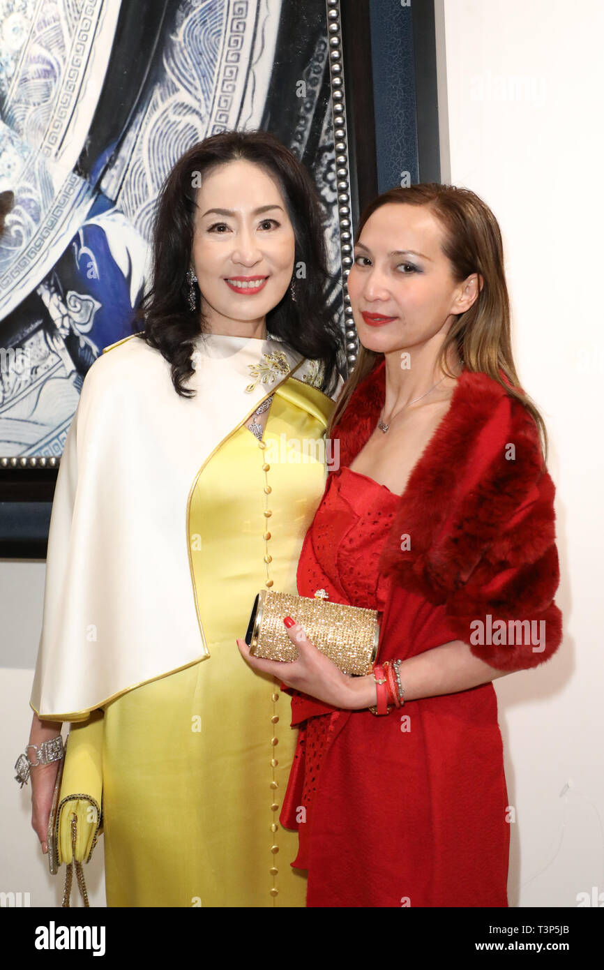 Les célébrités assister à la Sir Daniel K. Winn Exposition Art Couture à Winn Slavin Fine Art Gallery de Beverly Hills comprend : Zehra Sun, Lily Lisa Où : Los Angeles, California, United States Quand : 10 Mar 2019 Crédit : Sheri/WENN.com Determan Banque D'Images