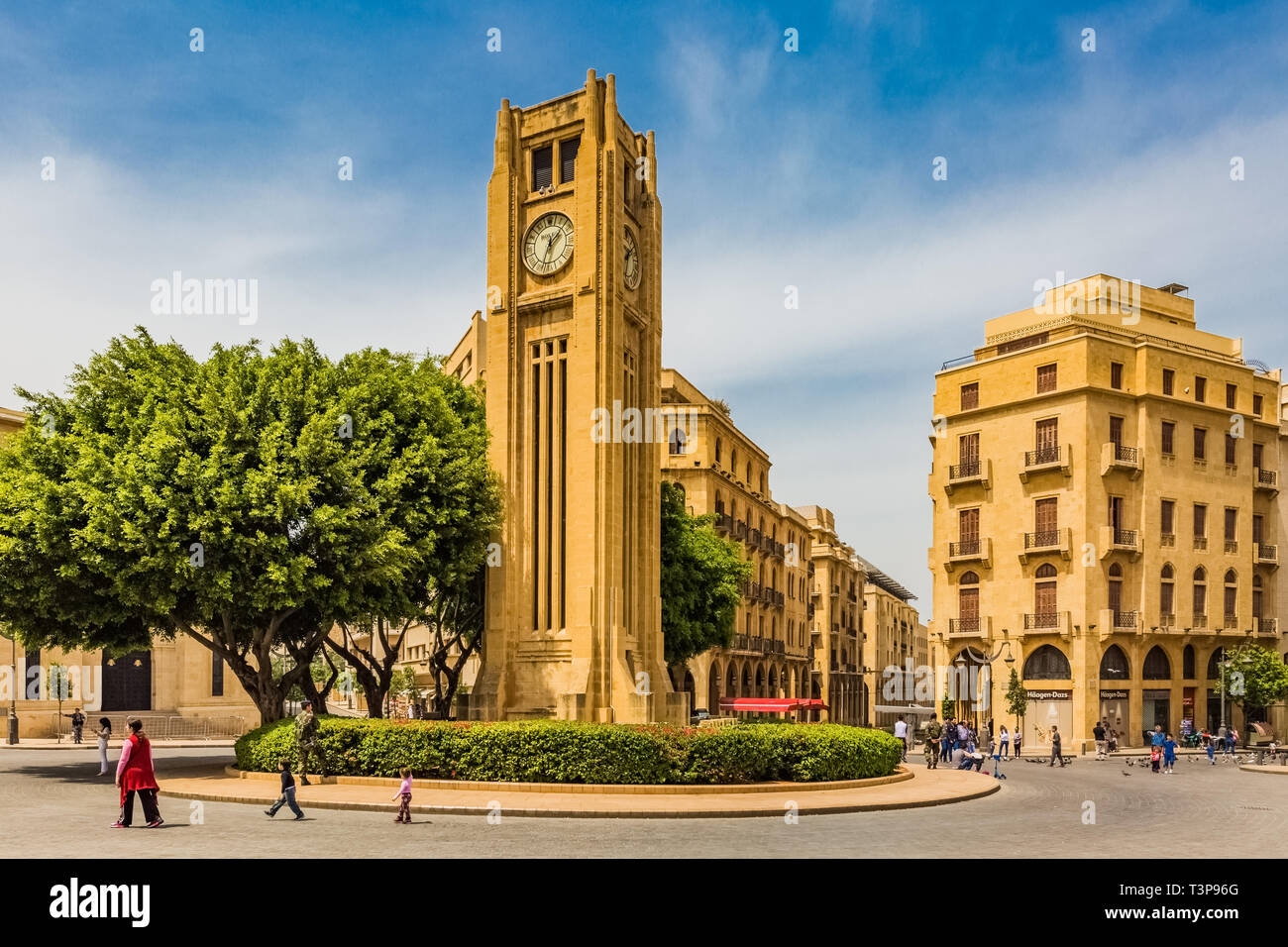 Nijmeh Square downtown à Beyrouth capitale du Liban Moyen Orient Banque D'Images