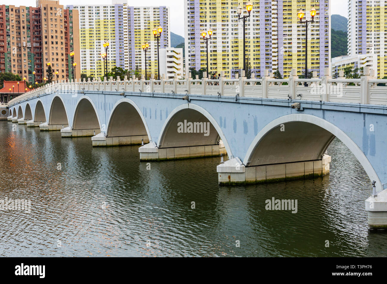 Lek Yuen Bridge à Hong Kong Banque D'Images