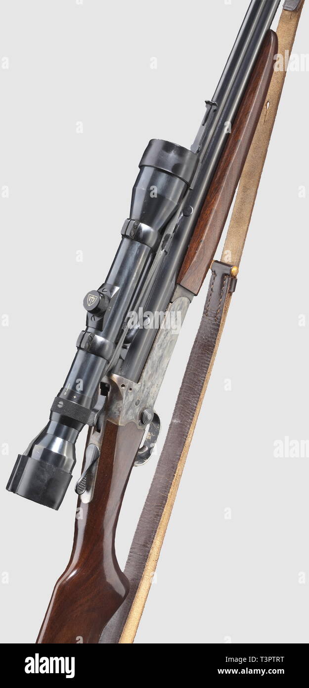 Armes longues, armes de chasse modernes, au-dessus et en dessous de la portée de fusil avec Savage, calibre 410 Winchester Magnum, et 22, numéro 134, Additional-Rights Clearance-Info-Not-Available- Banque D'Images