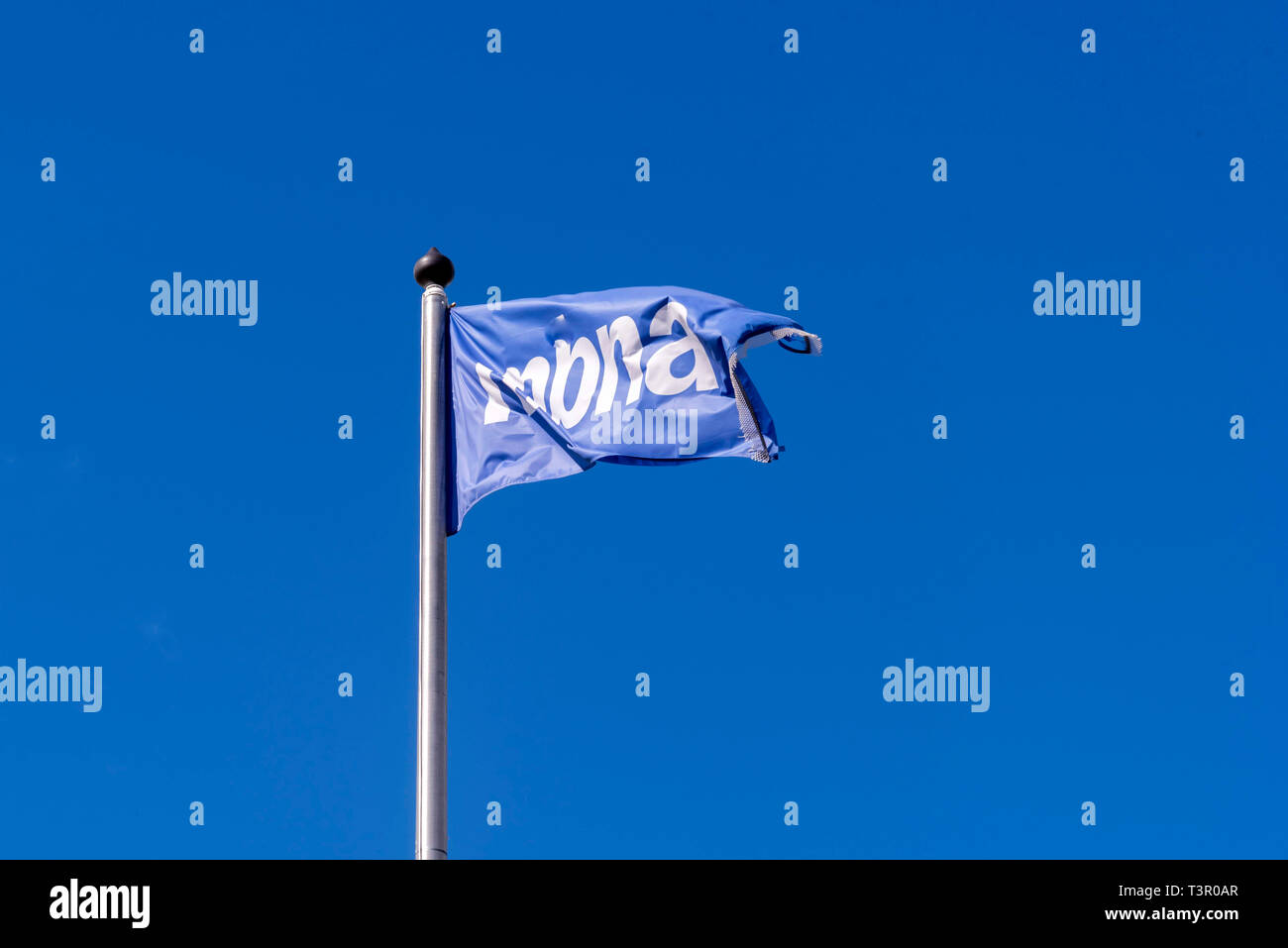 Drapeau de MBNA Banque D'Images