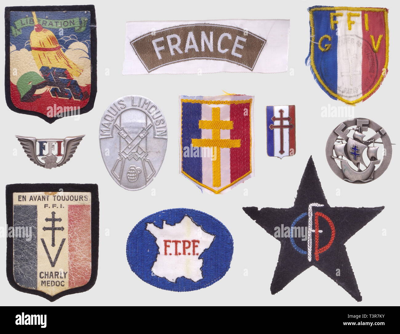 Ecusson patch badge imprime drapeau marseille