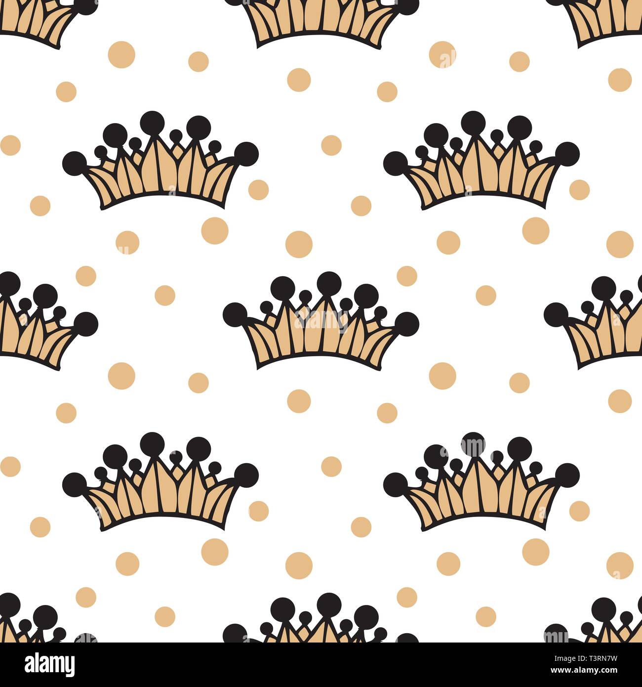 Modèle transparent blanc avec couronne. vector Illustration de Vecteur