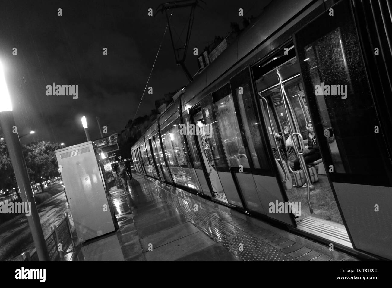 Bordeaux, tramway, les Chartrons Banque D'Images