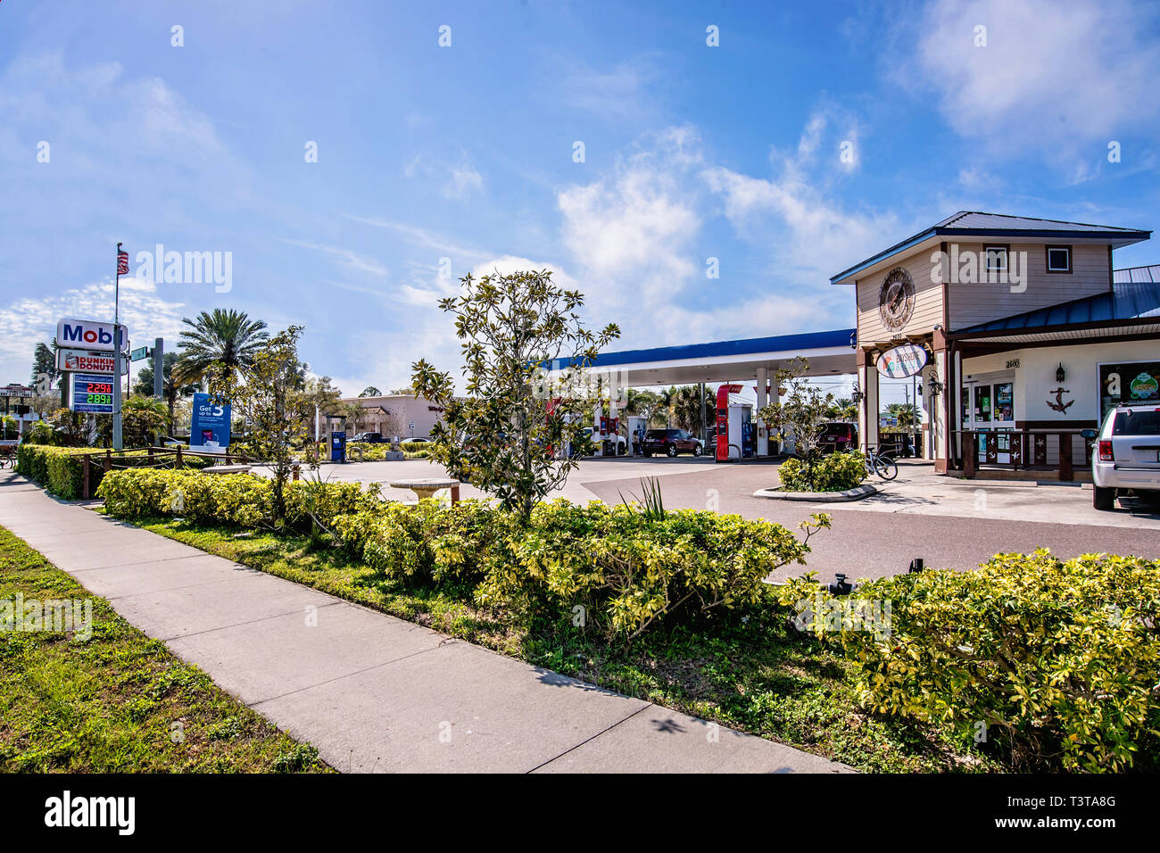 Florida Gas Station Banque D'Images