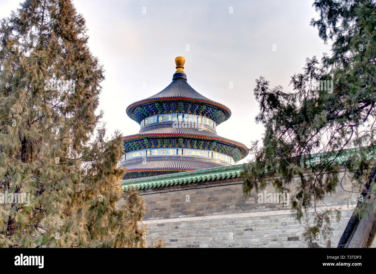 Temple du Ciel, Beijing, Chine Banque D'Images