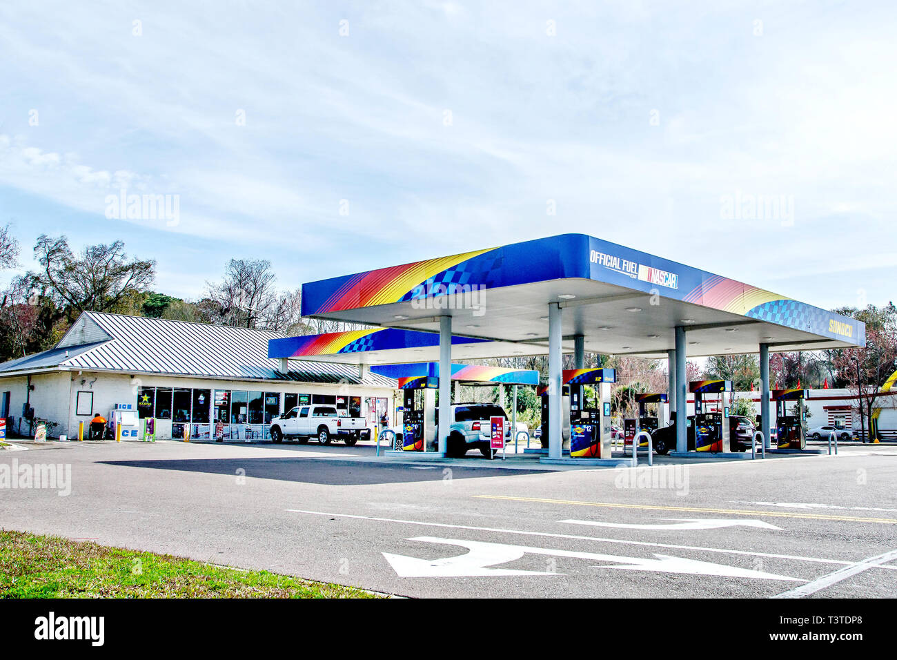 Florida Gas station Banque D'Images