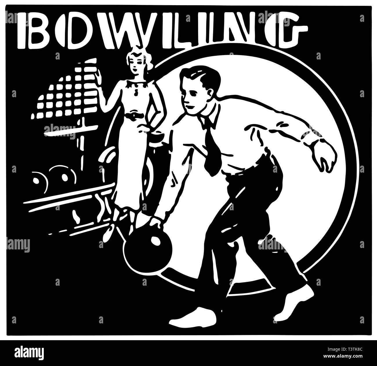 Bowling 4 Banque D'Images