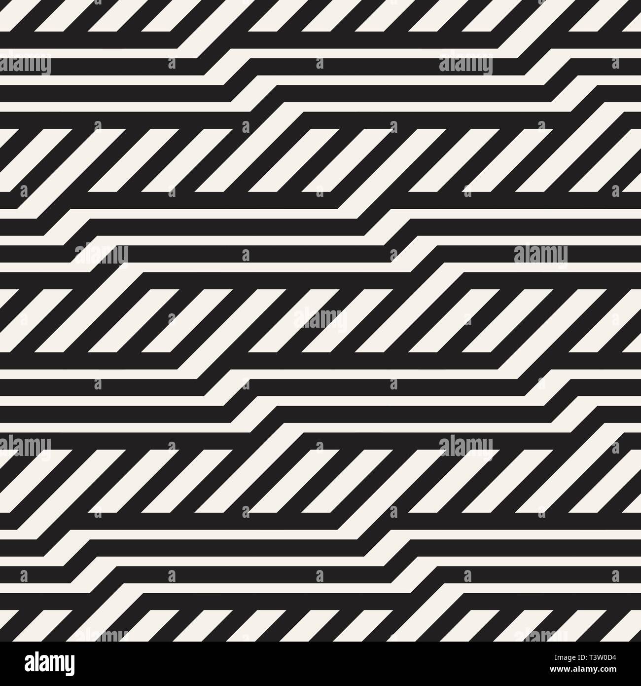 Vector pattern. transparente Bar d'ornement géométrique en zigzag. Les lignes obliques simple arrière-plan. Illustration de Vecteur