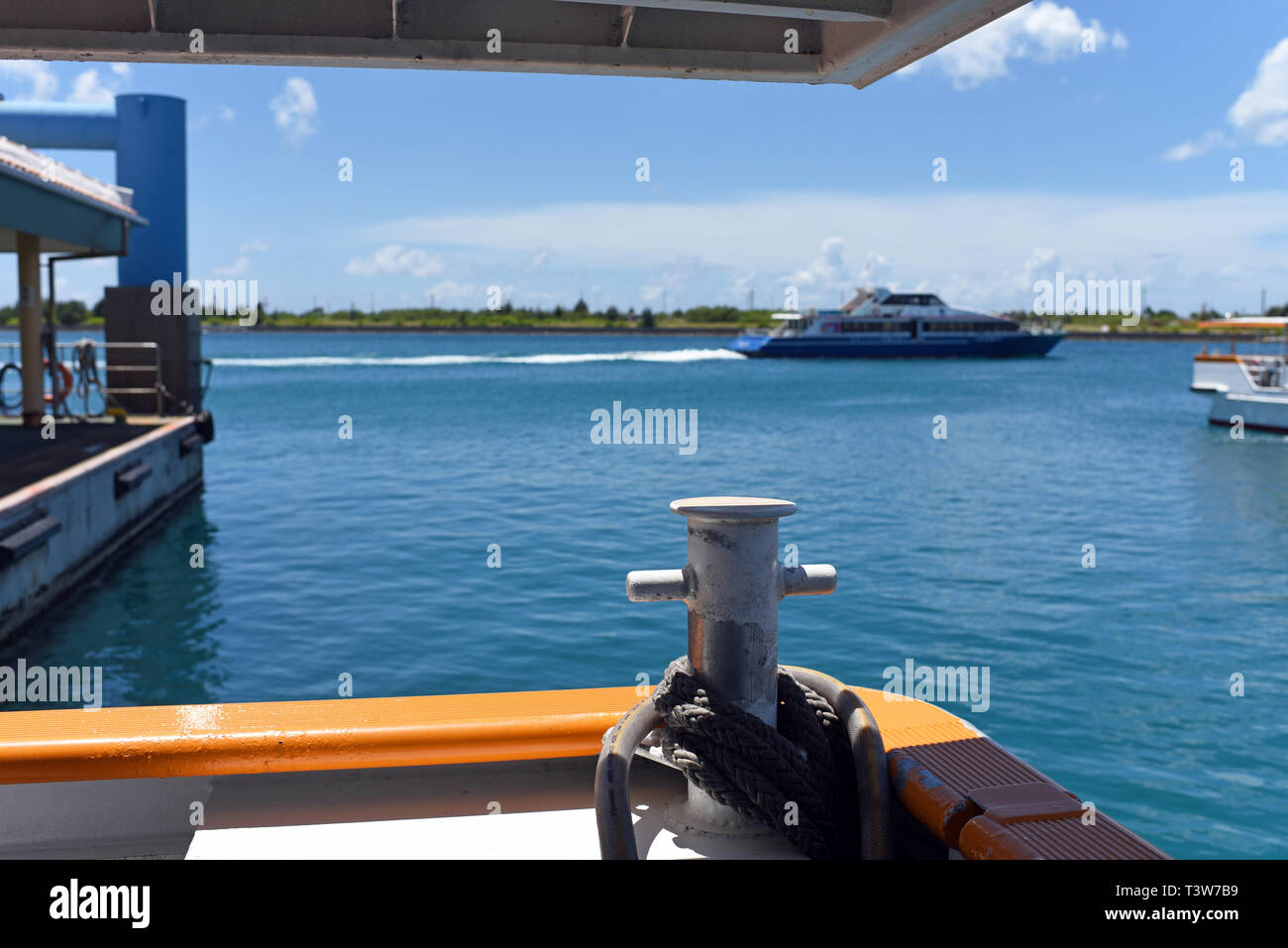 Port d'Ishigaki, Okinawa, Japon Banque D'Images