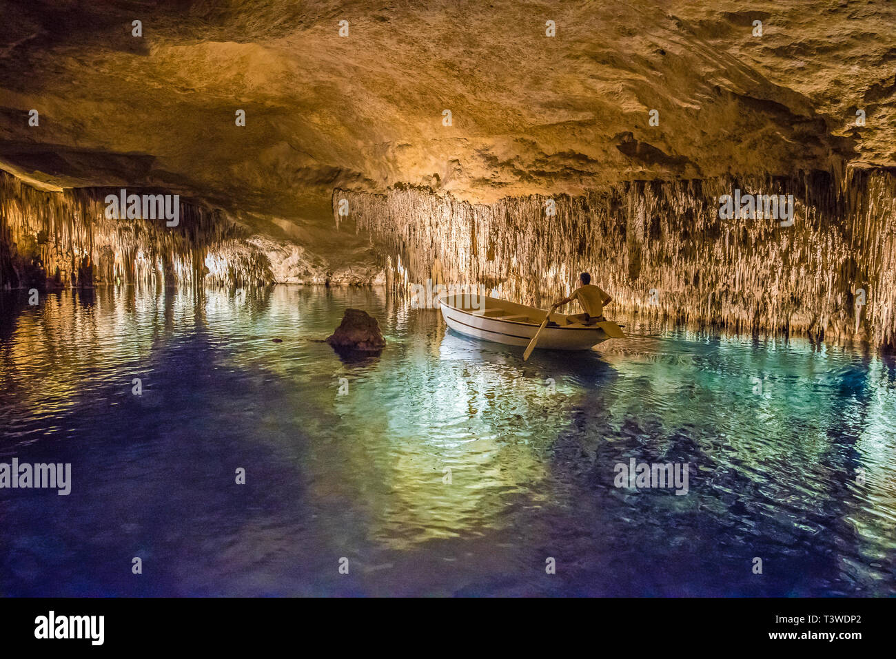 Cuevas del Drach sur l'île de Majorque, Espagne Banque D'Images
