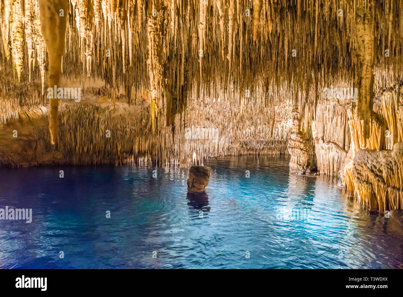 Cuevas del Drach sur l'île de Majorque, Espagne Banque D'Images