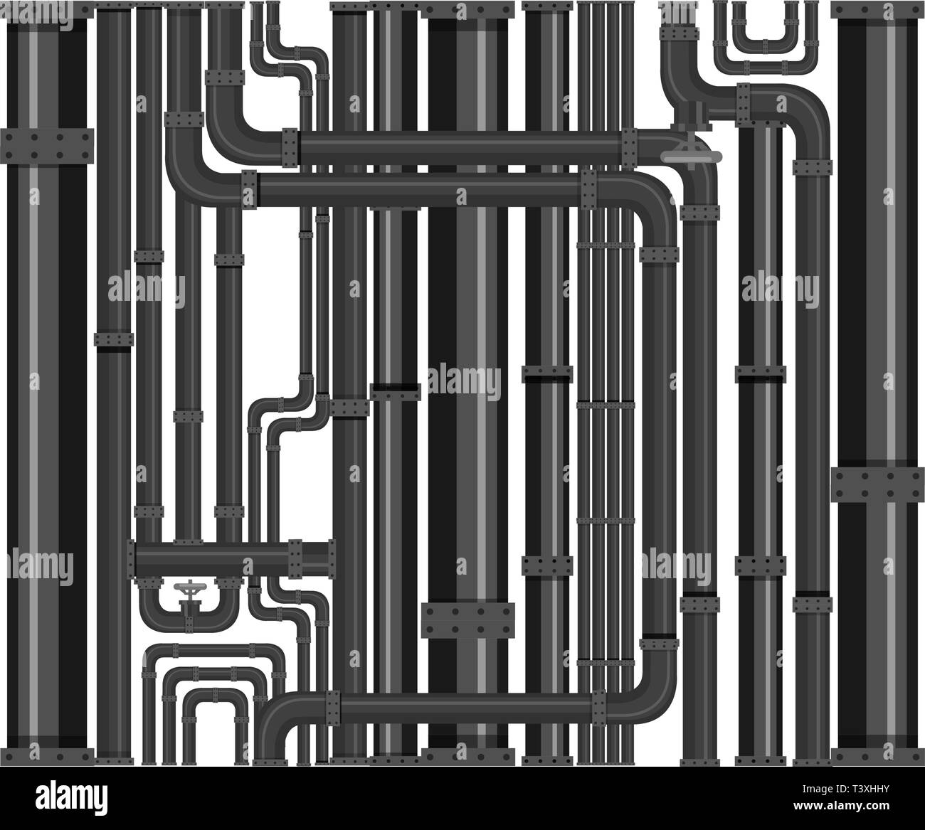 Motif de fond de la conception du pipeline Illustration de Vecteur