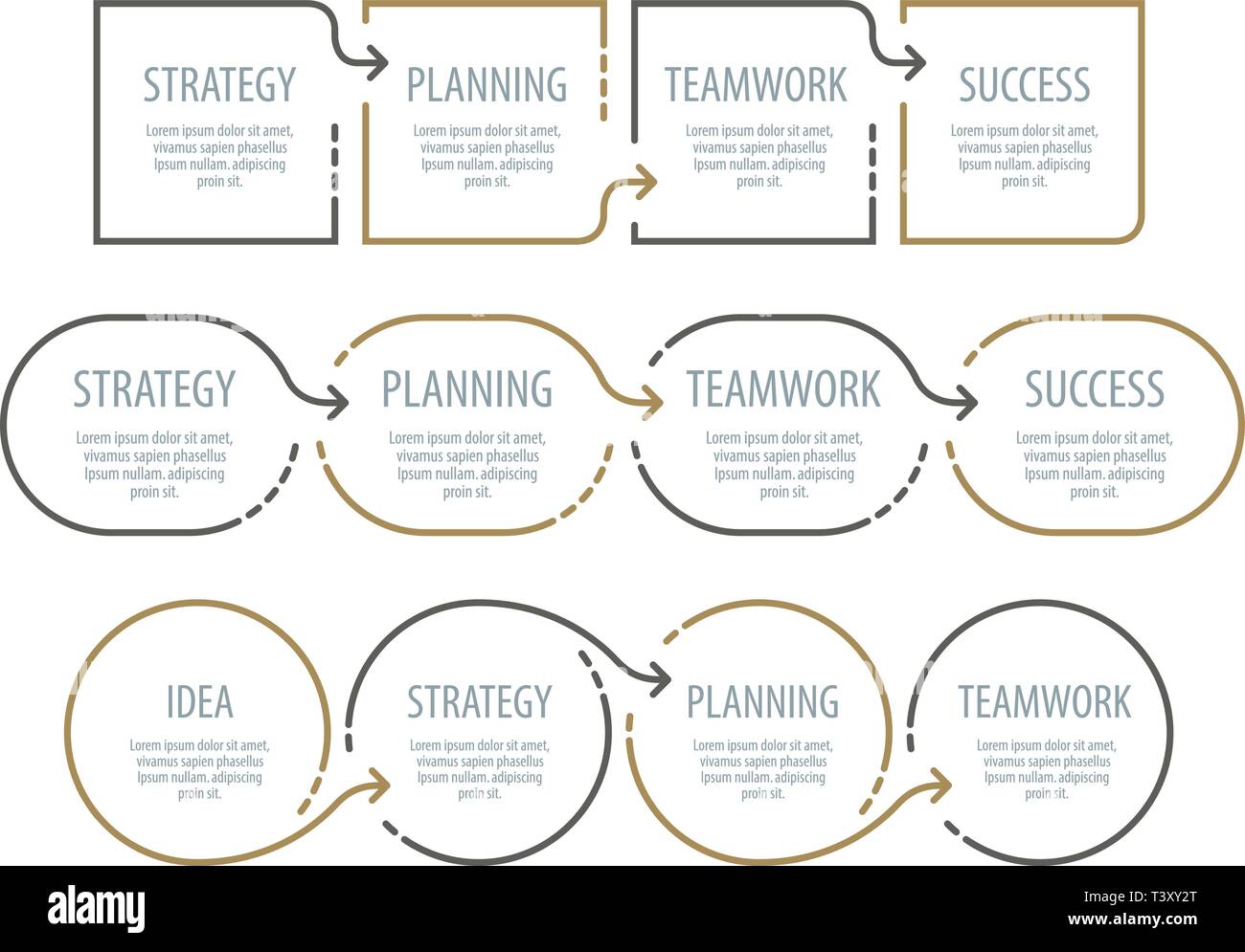 L'infographie. Modèle de présentation, graphique, tableau. Vecteur du concept d'entreprise Illustration de Vecteur