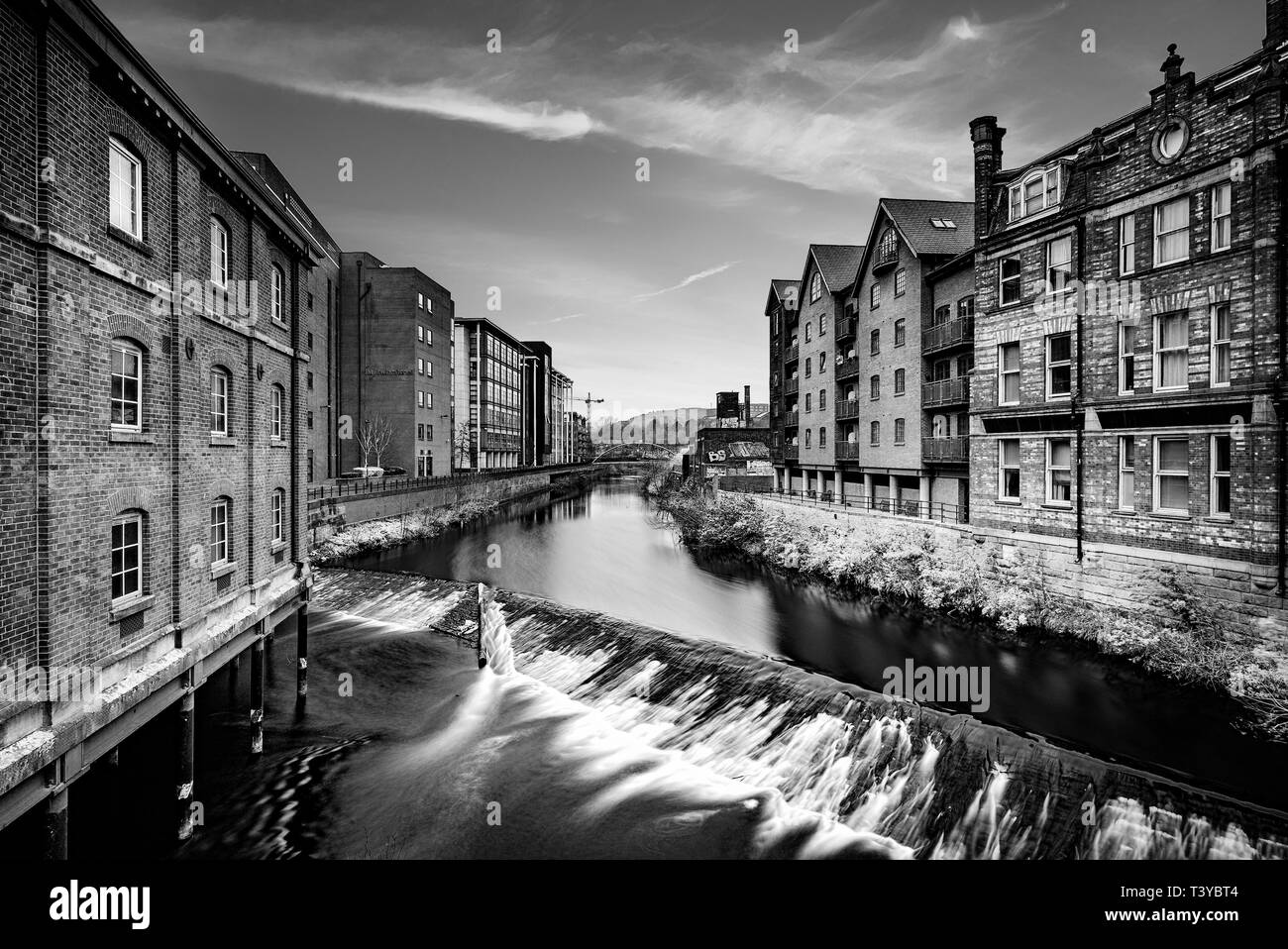 Lady's Bridge Sheffield. Banque D'Images