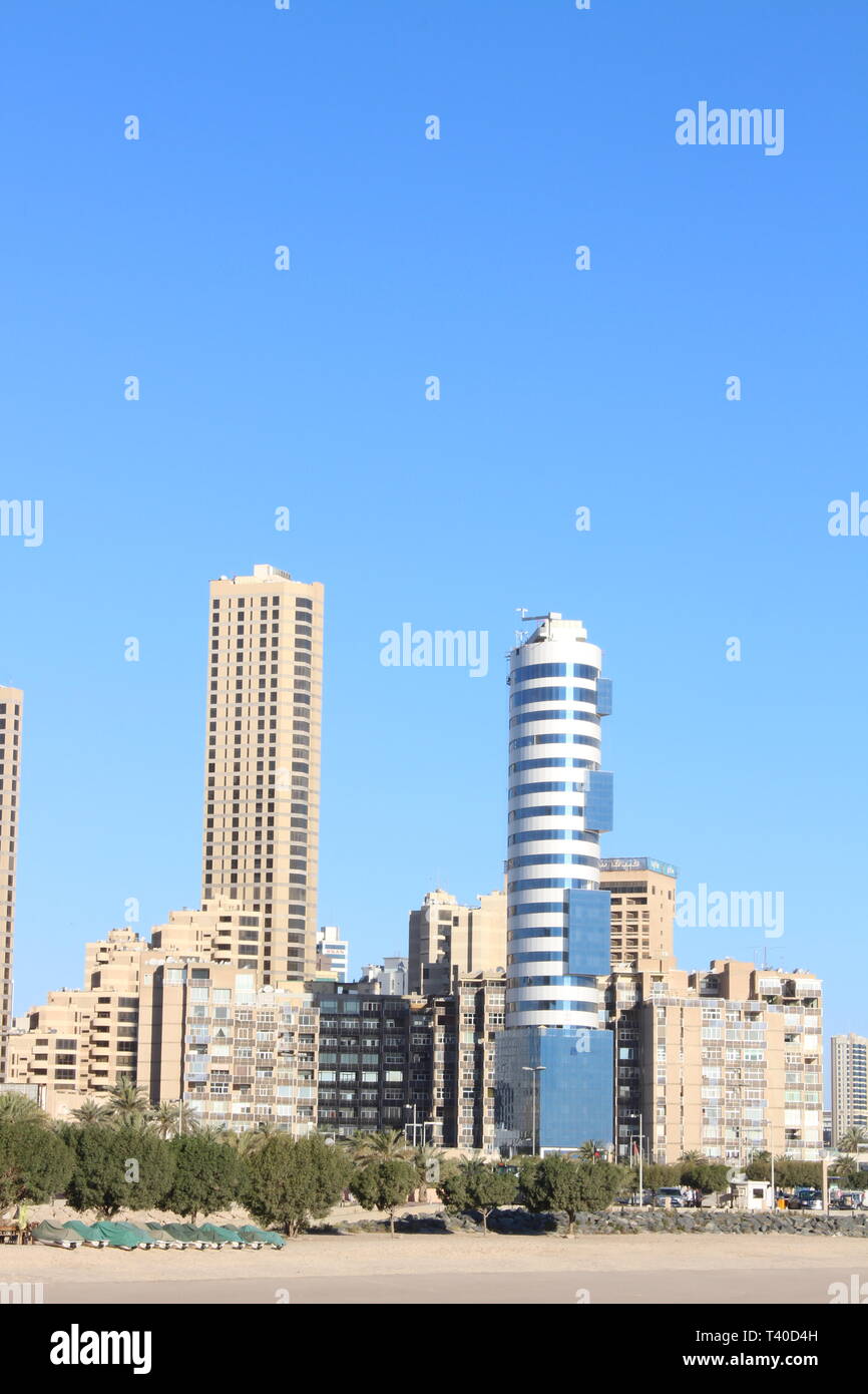 Koweït beauté nature nuit et jour Banque D'Images