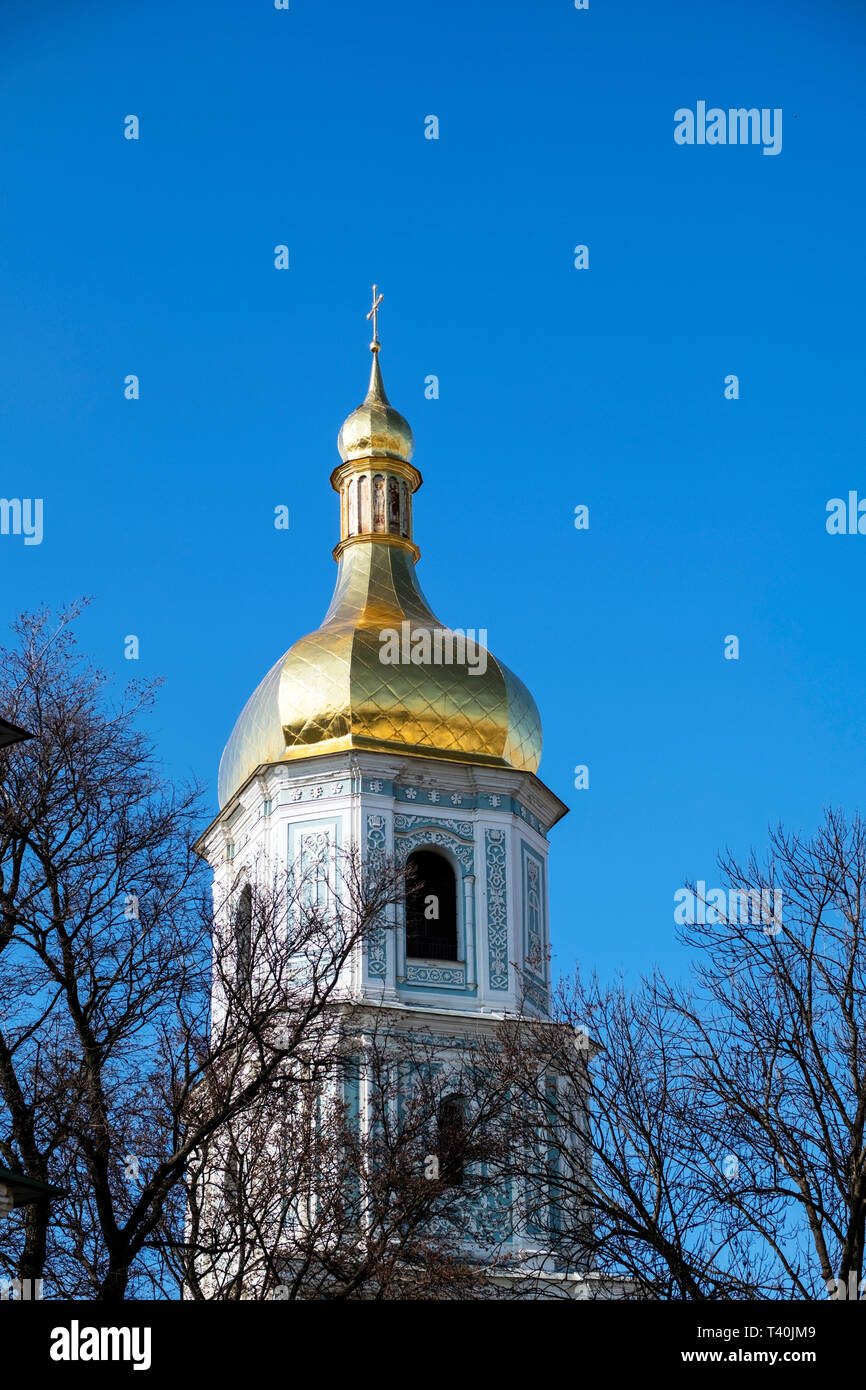 La Cathédrale SainteSophie Kiev/Ukraine (toit en détail Photo Stock