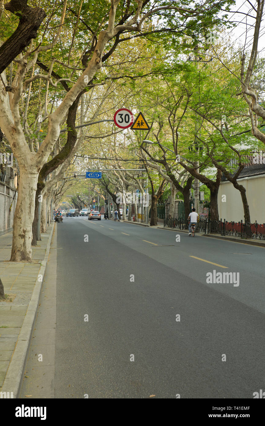 Concession Française de Shanghai Banque D'Images