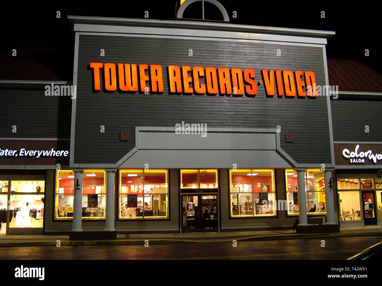 Tower records store, Annapolis MD Banque D'Images