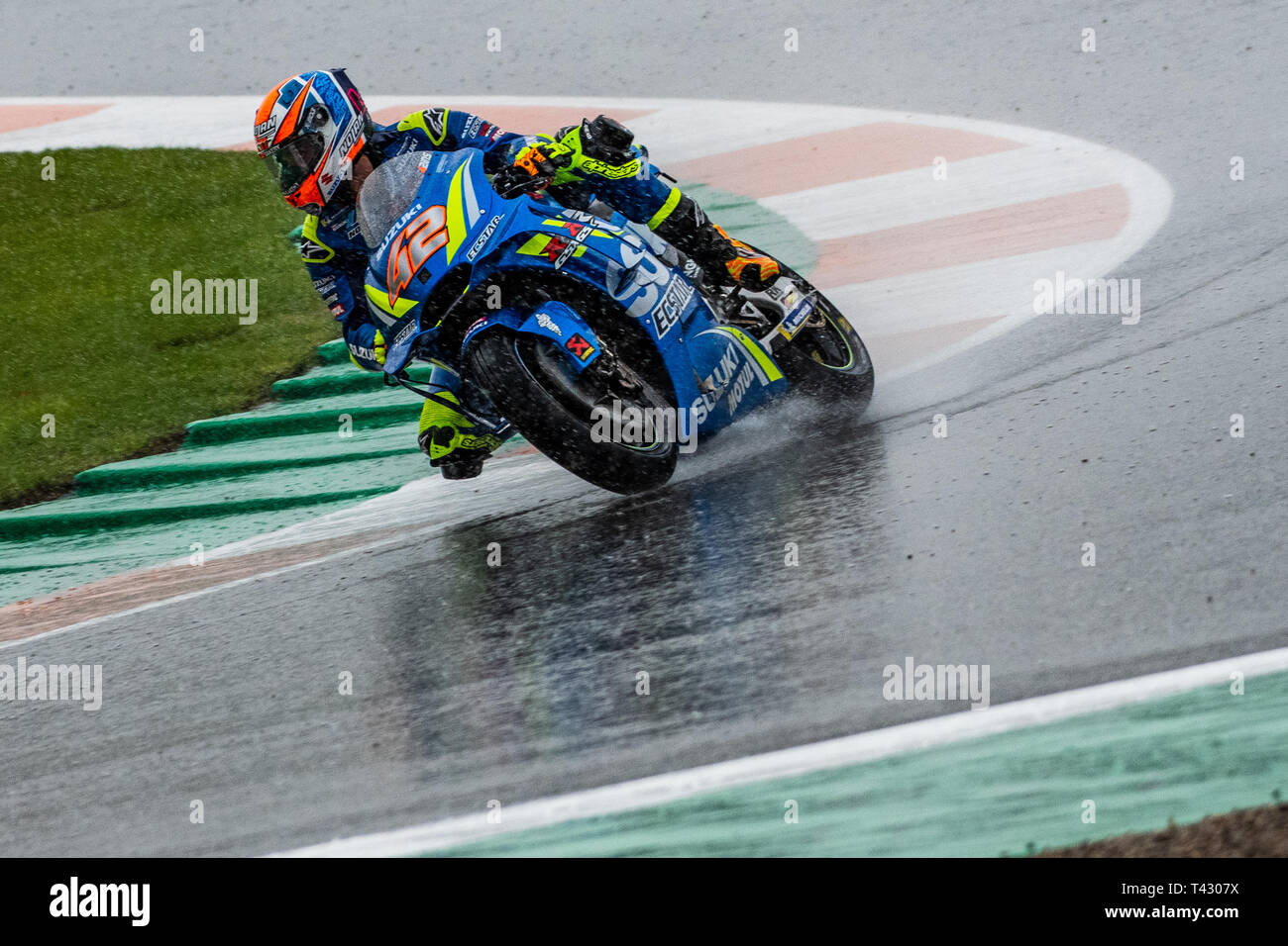 Valence/Espagne - 11/18/2018 - # 42 Alex rin (SPA, Suzuki) au cours de la GP Valencia Ricardo Tormo à Banque D'Images