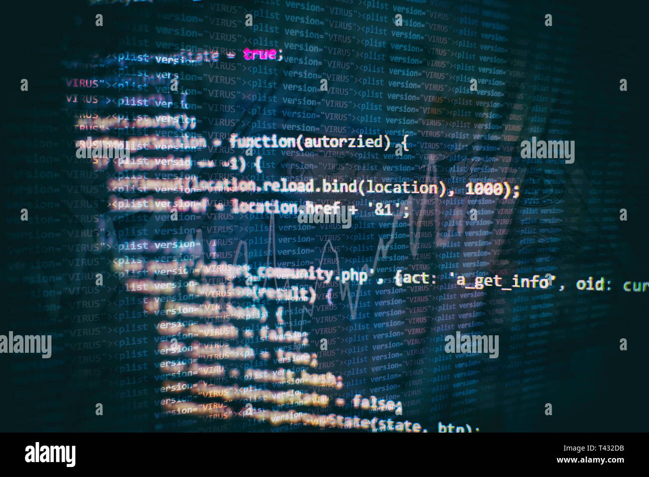 Code source de programmation HTML pour le développement de site Web. Les  journaux du serveur d'analyse Photo Stock - Alamy