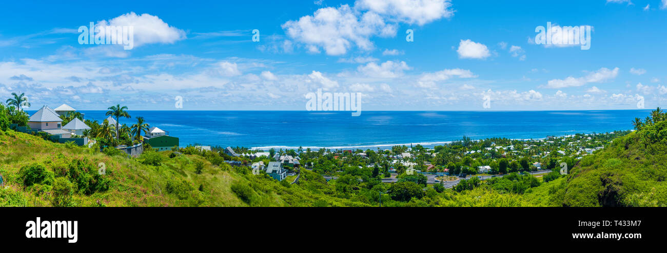 Saint Gilles côte de l'île de la Réunion, France Banque D'Images