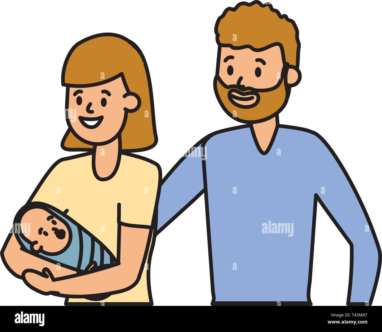 Papa Maman Et Bebe Image Vectorielle Stock Alamy Papa Maman Et Bebe Image Vectorielle Stock Alamy