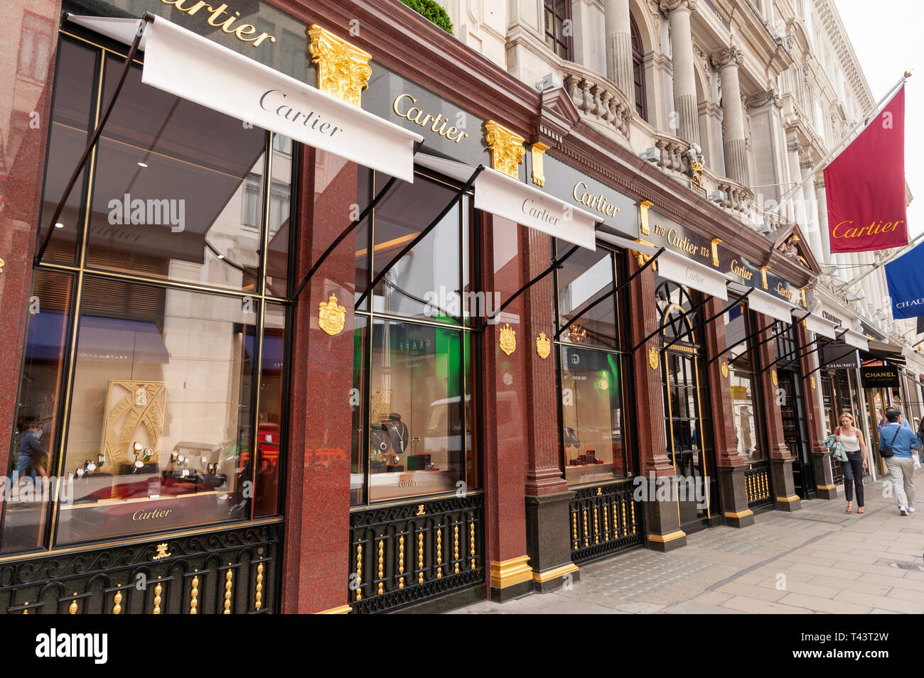 Boutique Cartier dans Bond Street, London, UK Banque D'Images
