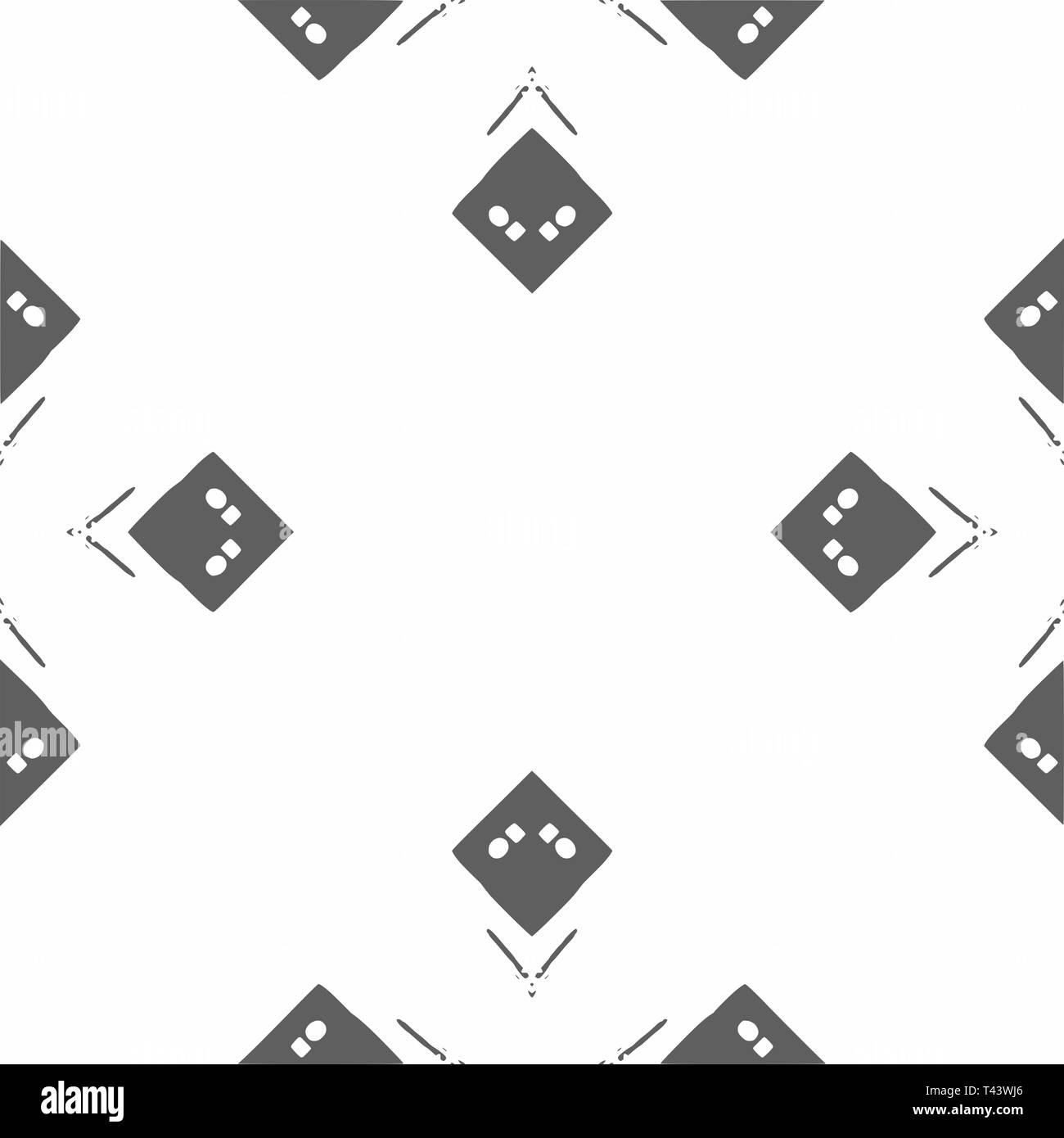 Les Ornements, motif géométrique et deux-tons abstract background Banque D'Images