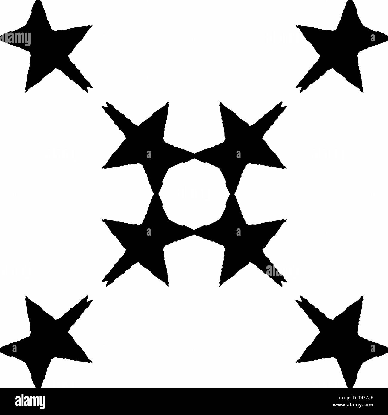 Les Ornements, motif géométrique et deux-tons abstract background Banque D'Images