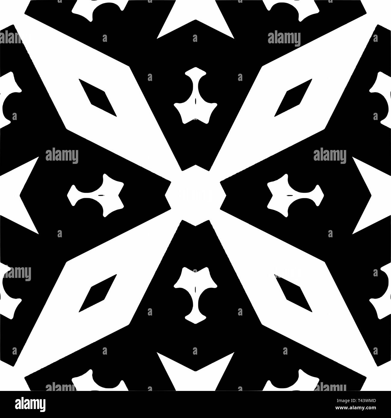 Les Ornements, motif géométrique et deux-tons abstract background Banque D'Images