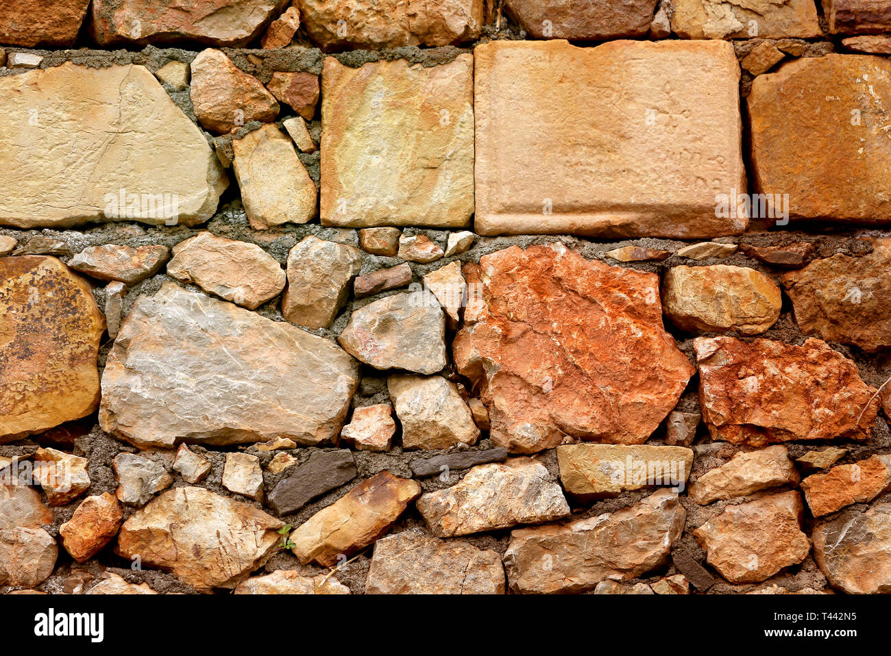 Belle texture du mur de l'édifice photographié close-up Banque D'Images