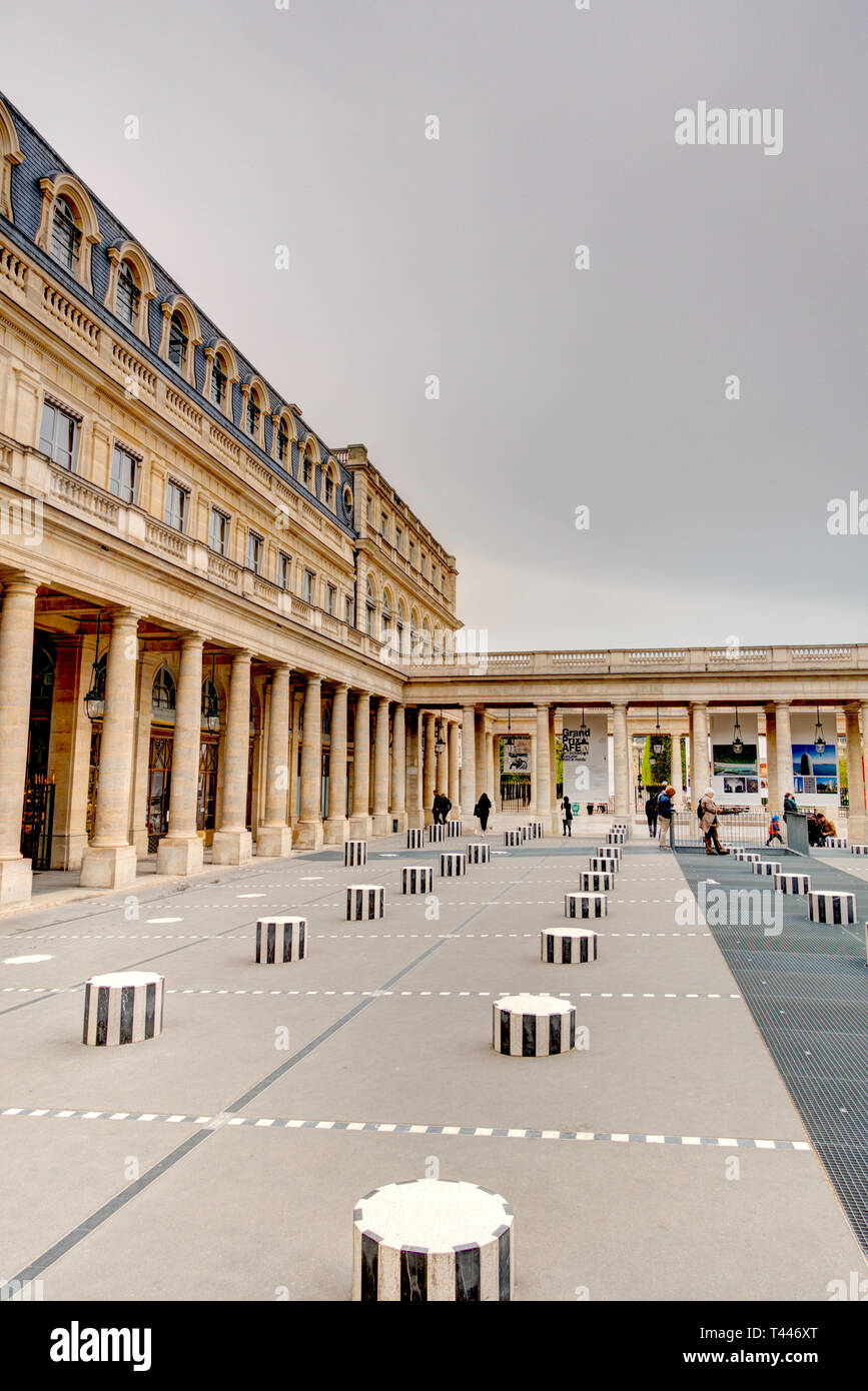 Palais Royal, Paris Banque D'Images