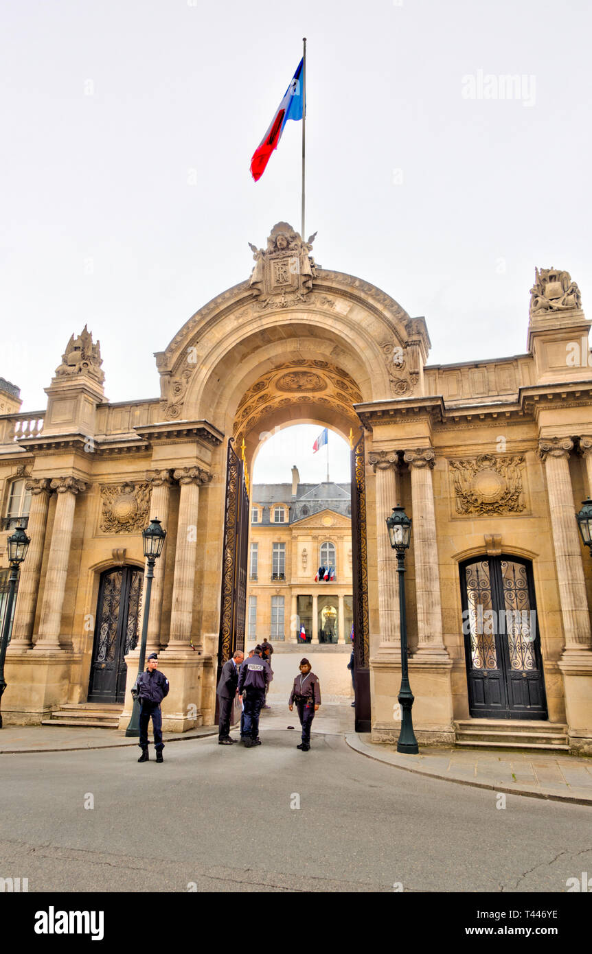 Palais de l'Elysee, Paris Banque D'Images