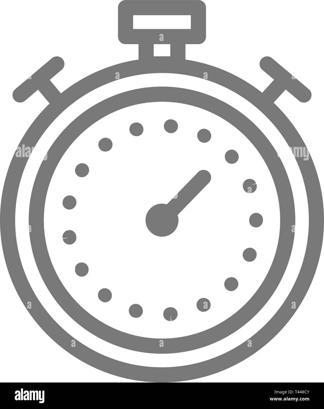Minuteur chronomètre Sport et l'icône de la ligne Image Vectorielle Stock -  Alamy