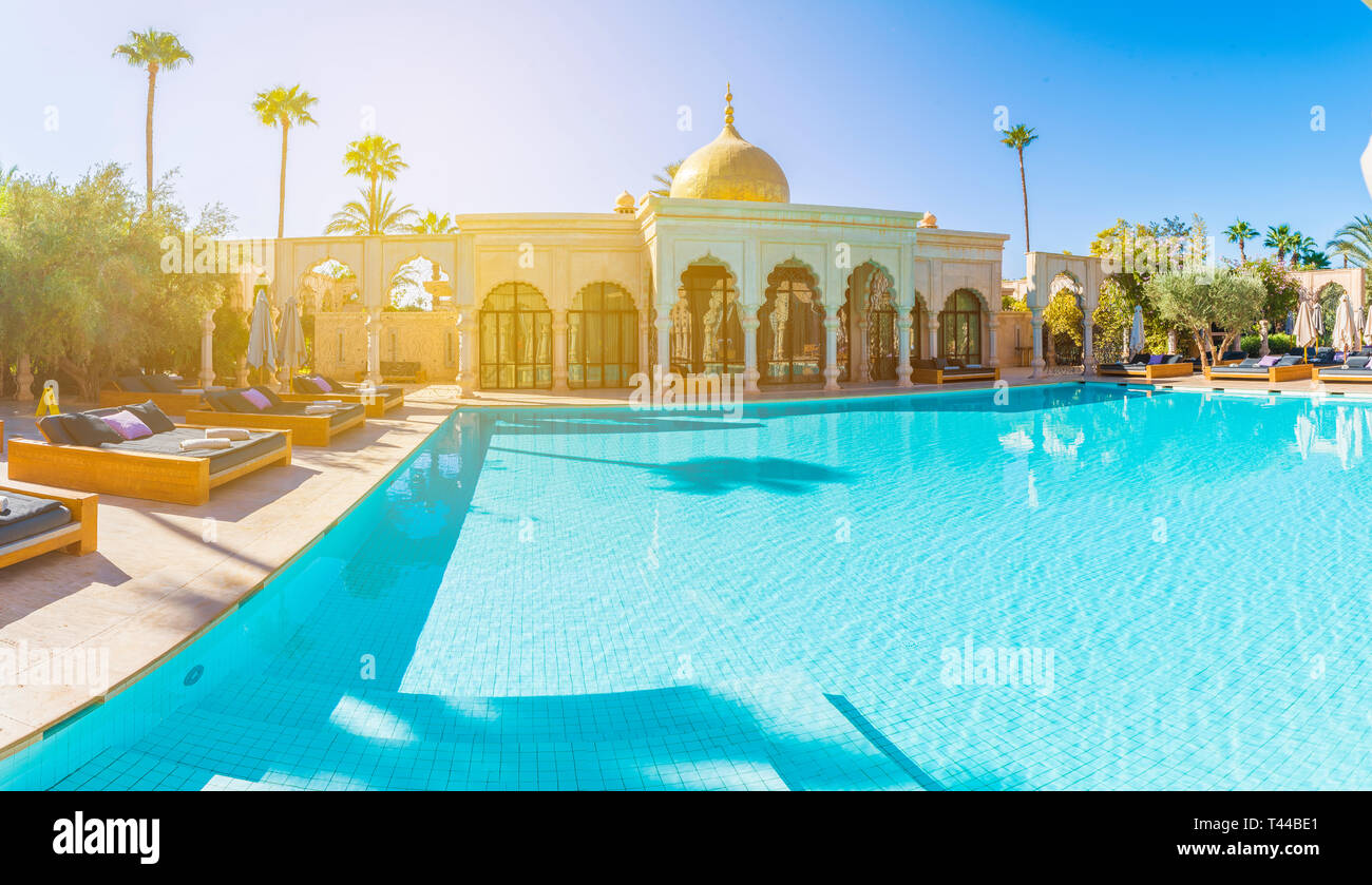 Palais Namaskar, Marrakech, Maroc - 15 novembre 2017 : palais Namaskar ...