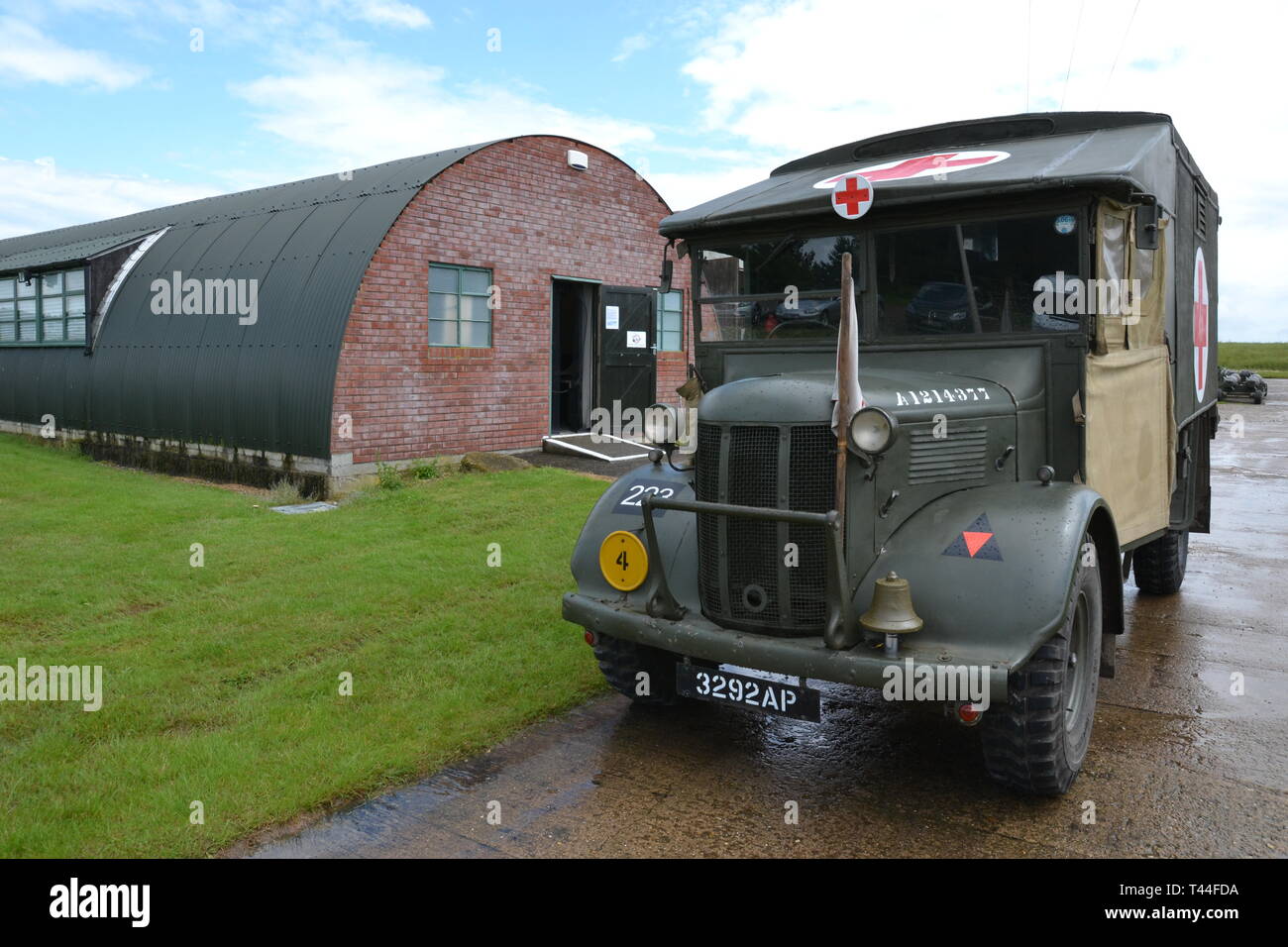 Debach Airfield Museum, 493rd Bomb Group, Suffolk, UK. Accueil de Helton's Station Hellcats 152 1944-45 de la USAAF occupés par l'Armée de l'air de la 8ème armée américaine Banque D'Images