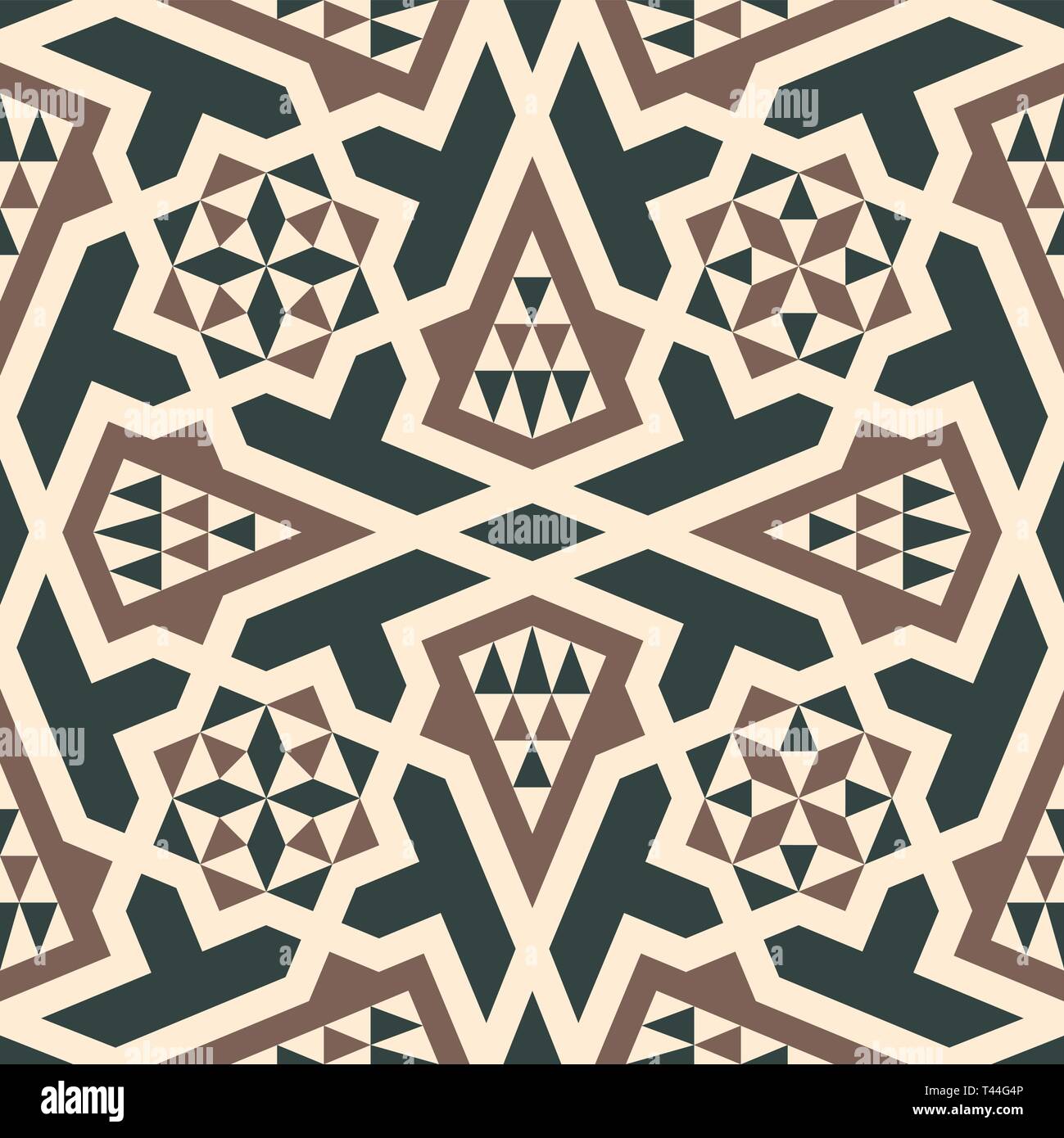 Maroc arabe modèle homogène. Arrière-plan de conception islamique traditionnelle. Illustration de Vecteur