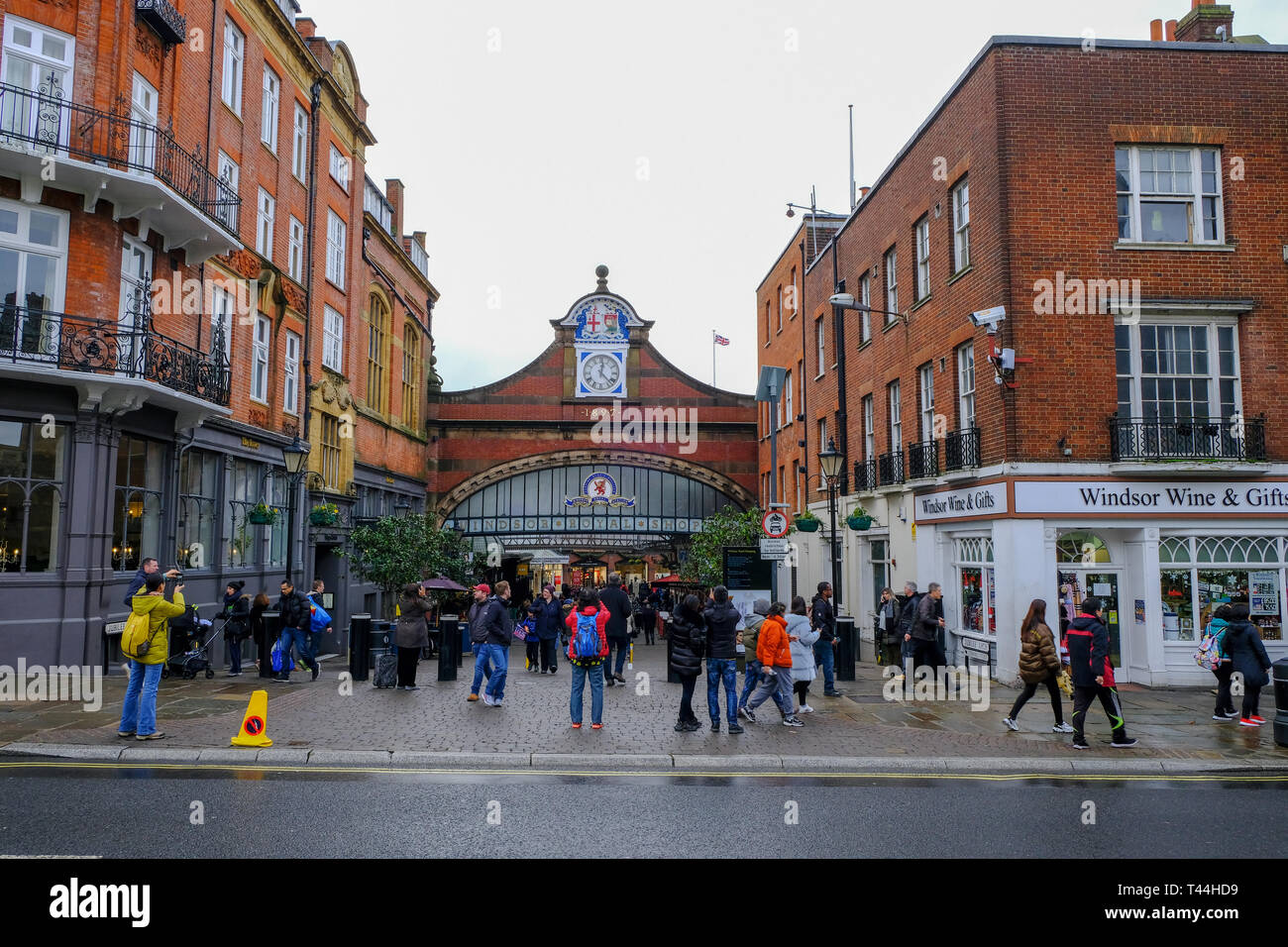 16 décembre 2018, Windsor, Royaume-Uni - Windsor Royal Shopping Centre, qui fait partie de la Windsor & Eton central railway station Banque D'Images