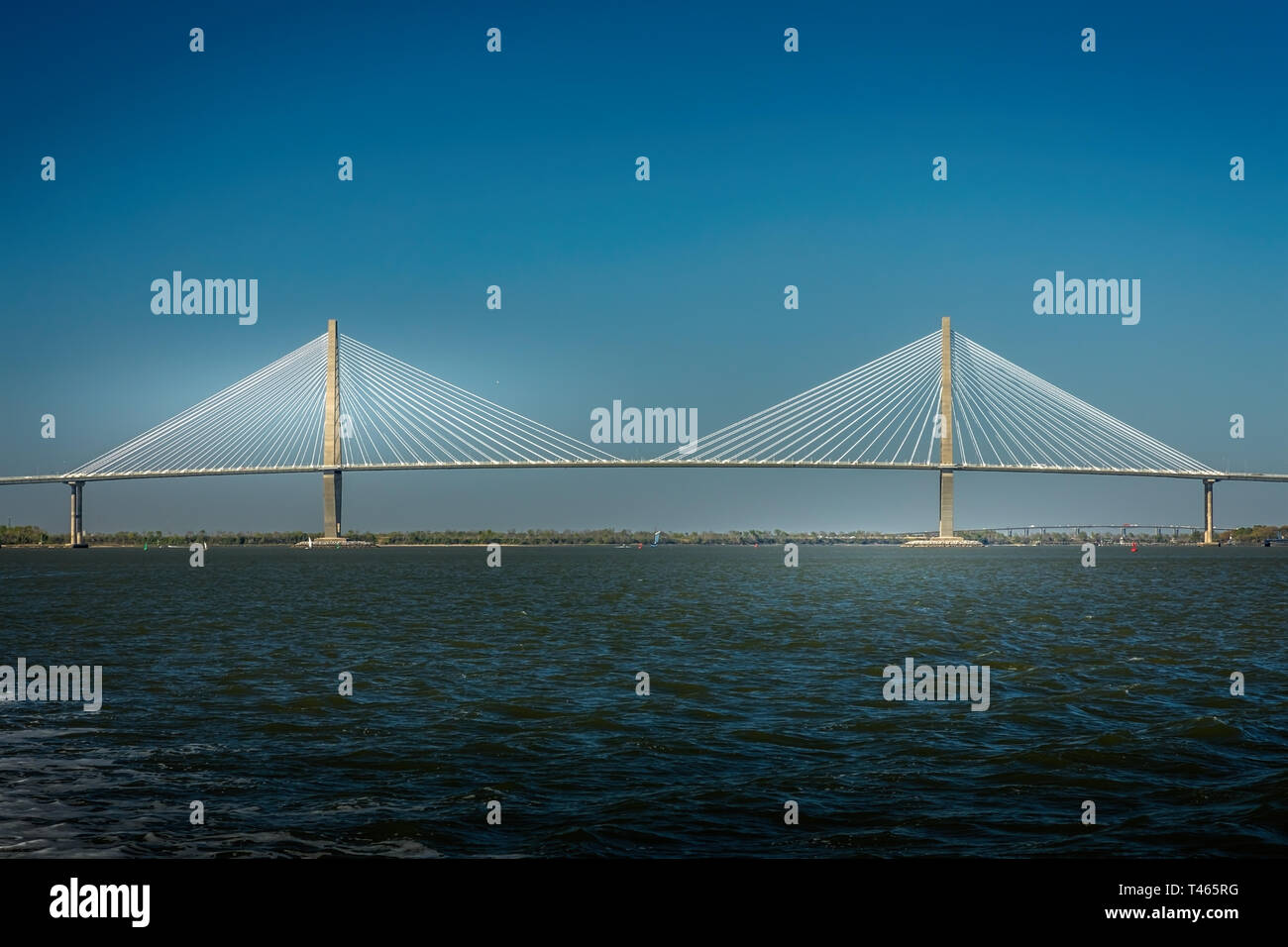 Pont Arthur Ravenel Banque D'Images