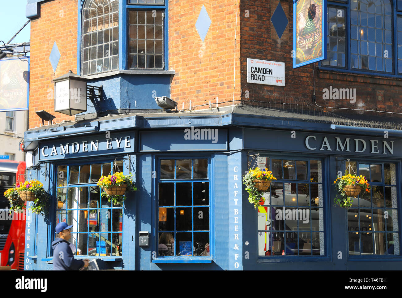 Camden Eye pub à Camden Town, au nord de Londres, UK Banque D'Images